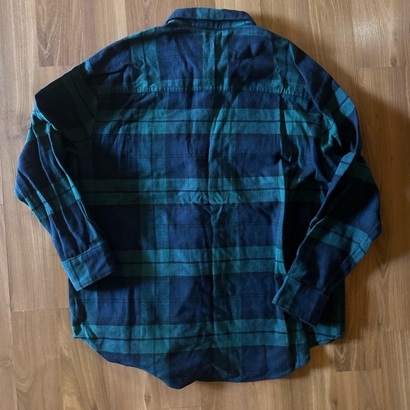 NWT Old Navy The Boyfriend Flannel Shirt size Large - Picture 7 of 8